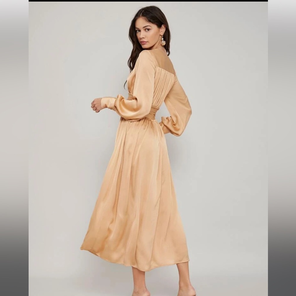 Shein Motf Premium Empire Waist Flowy Dress Size M - Picture 2 of 6